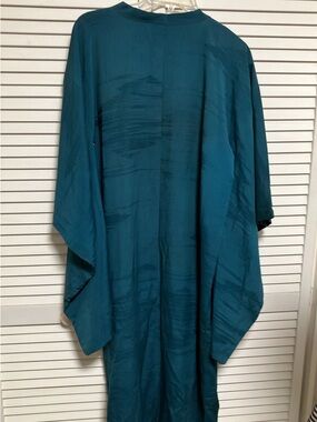 Teal Women's Oversized Kimono Cover-Up